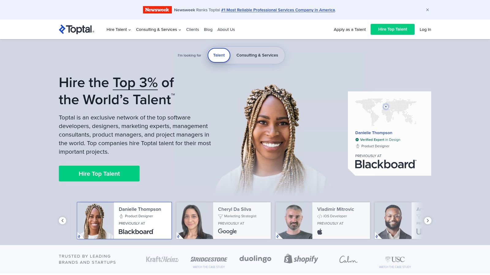 Toptal — Vetted Teams and Specialists