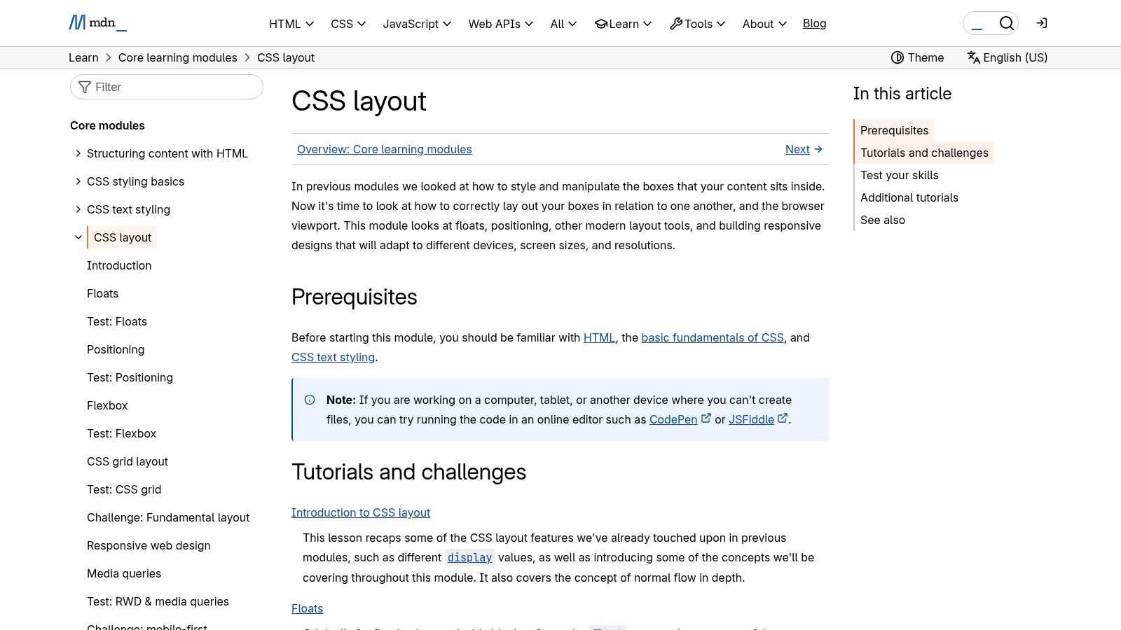 MDN Web Docs – CSS Layout