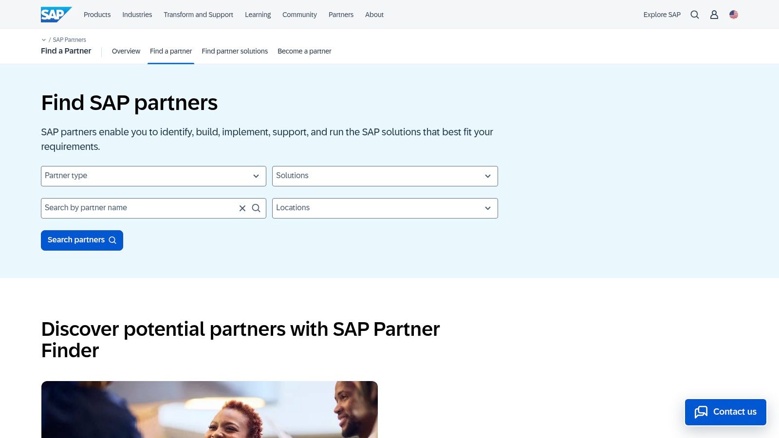 SAP Partner Finder