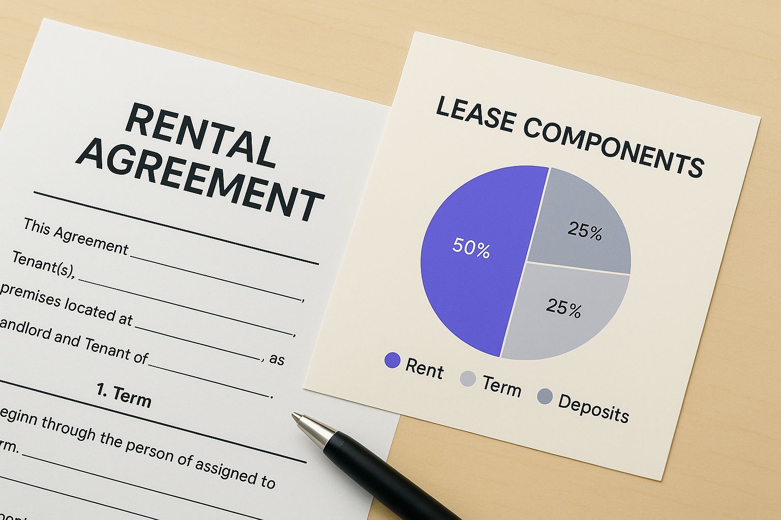Infographic about understanding lease terms