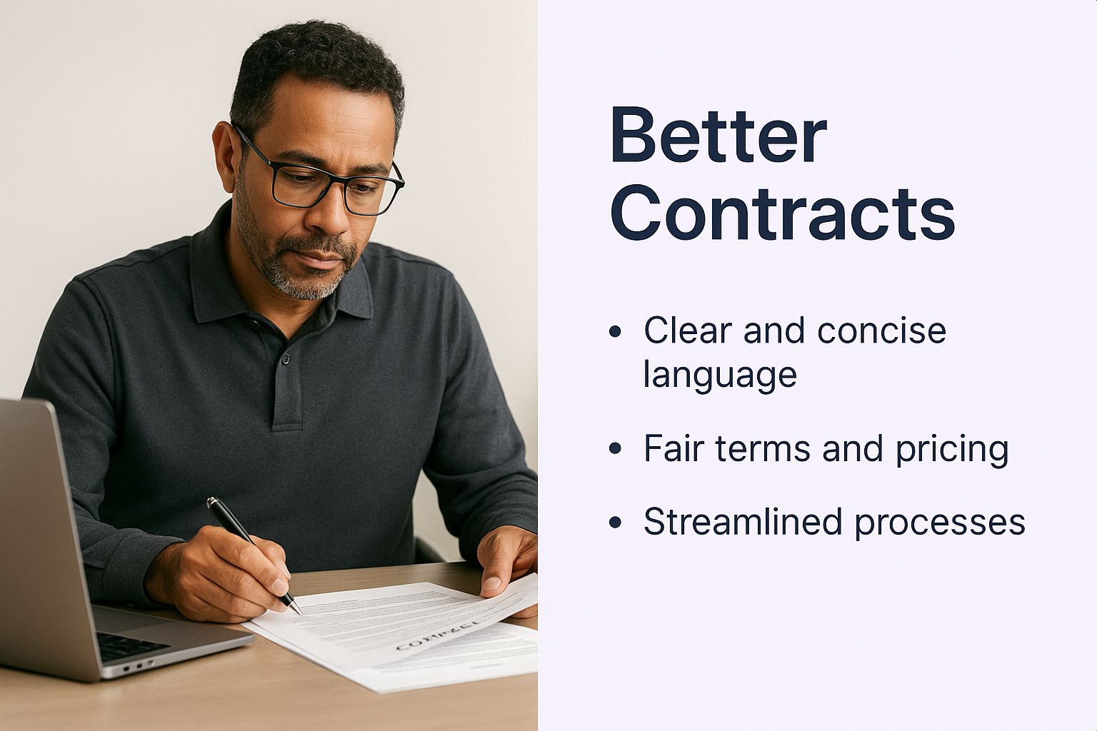 Infographic about small business contract management