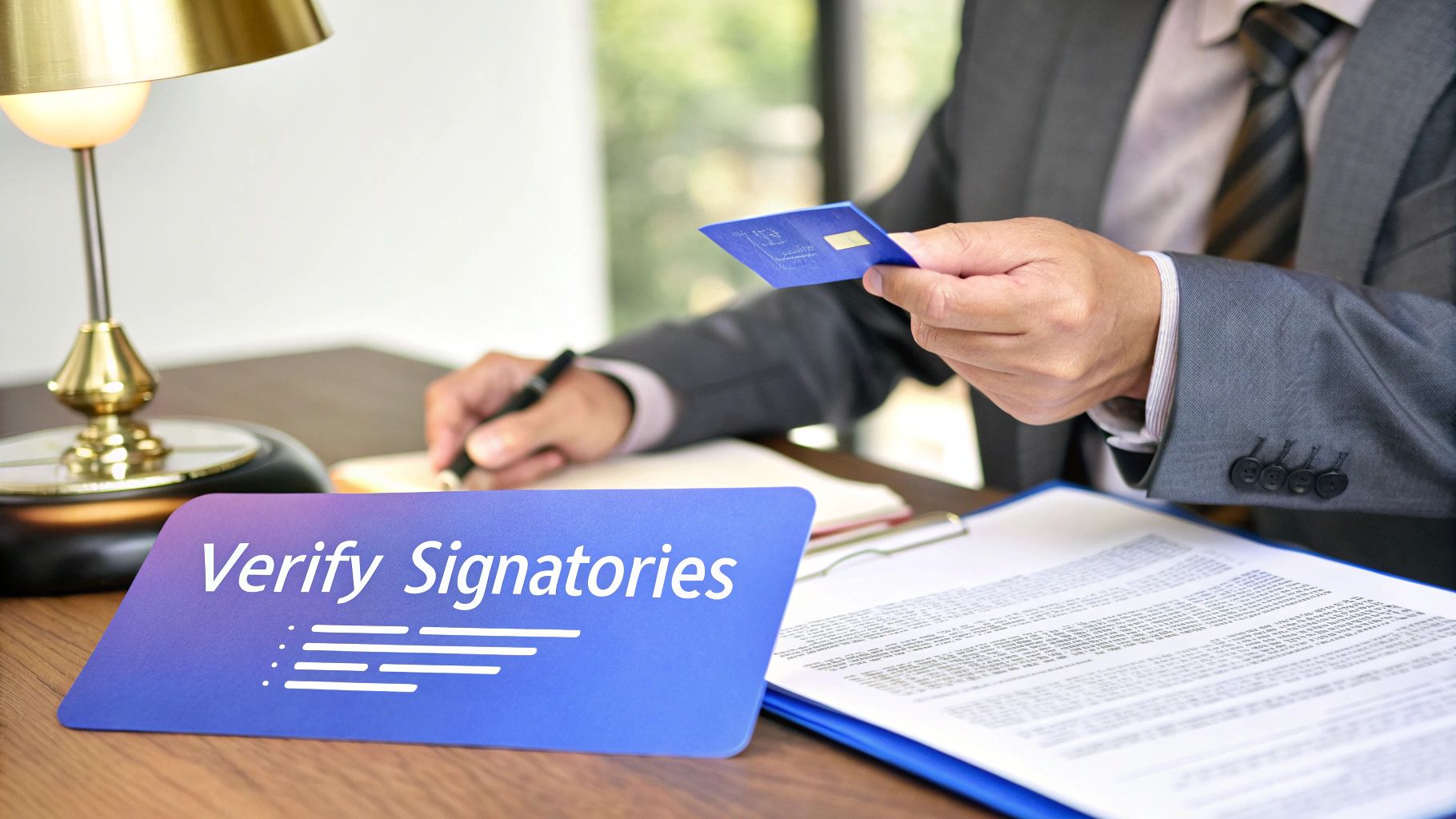 Party and Signatory Verification