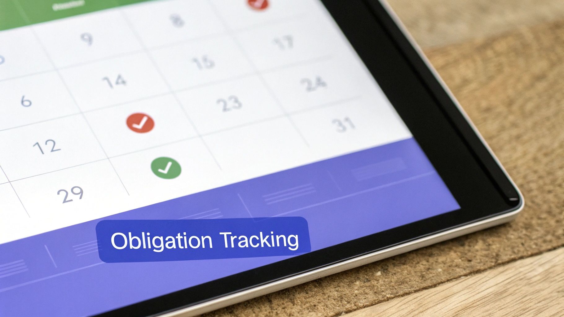 Obligation Tracking and Management