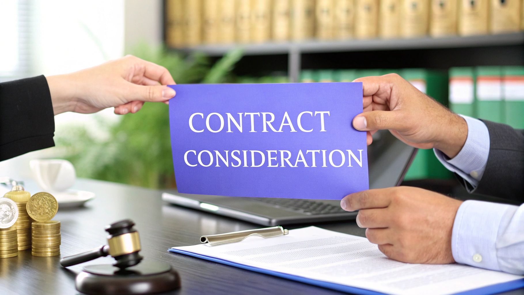 Define Contract Consideration A Practical Guide