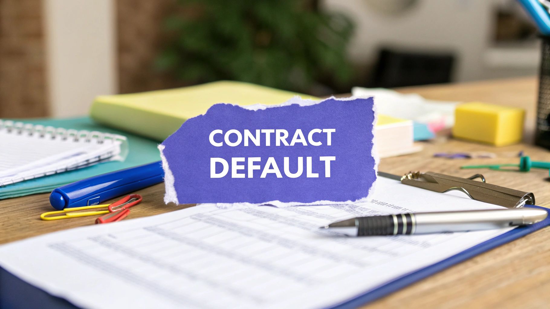 What Happens If You Default on a Contract?
