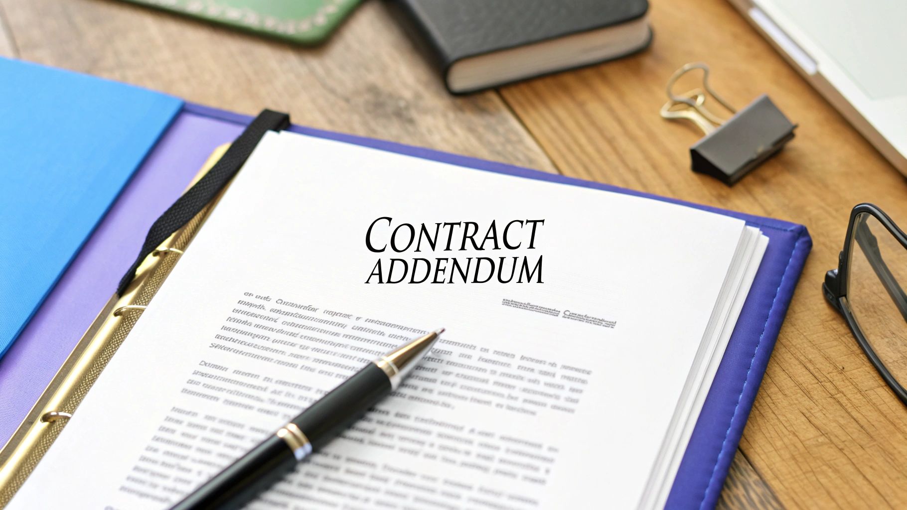 What Is Meant by Addendum in a Contract Explained