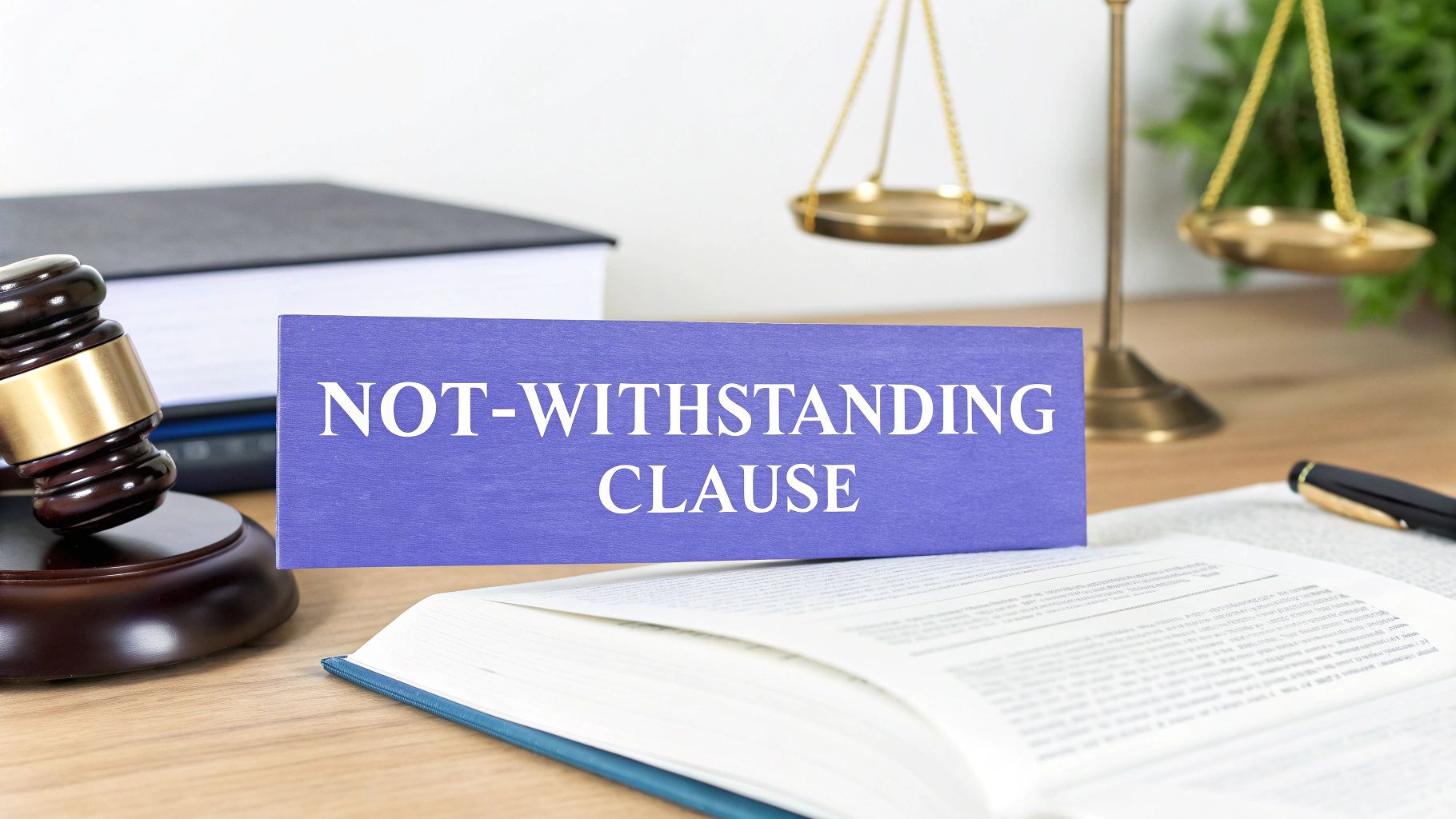 What Does Notwithstanding Mean in Law? Key Legal Insights