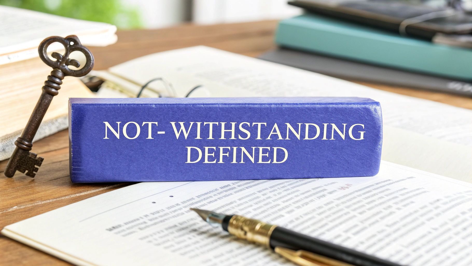 What Does Notwithstanding Mean? A Simple Guide