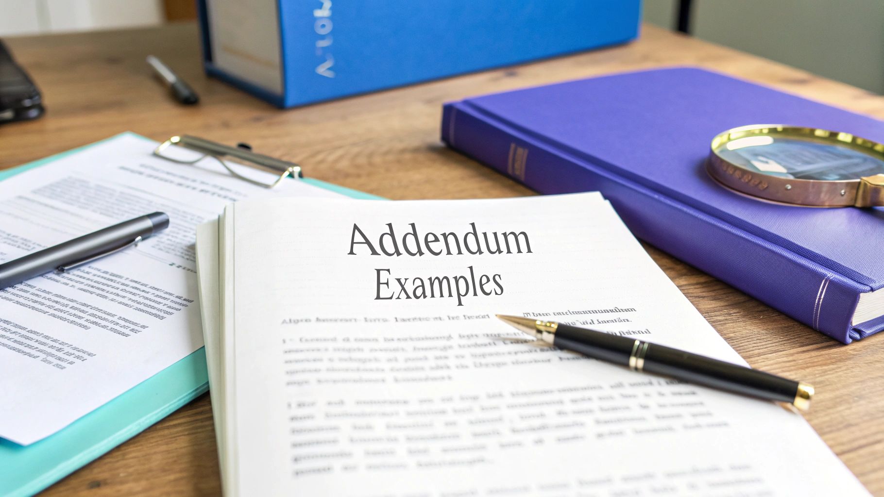 6 Practical Examples of an Addendum You Can Use in 2025