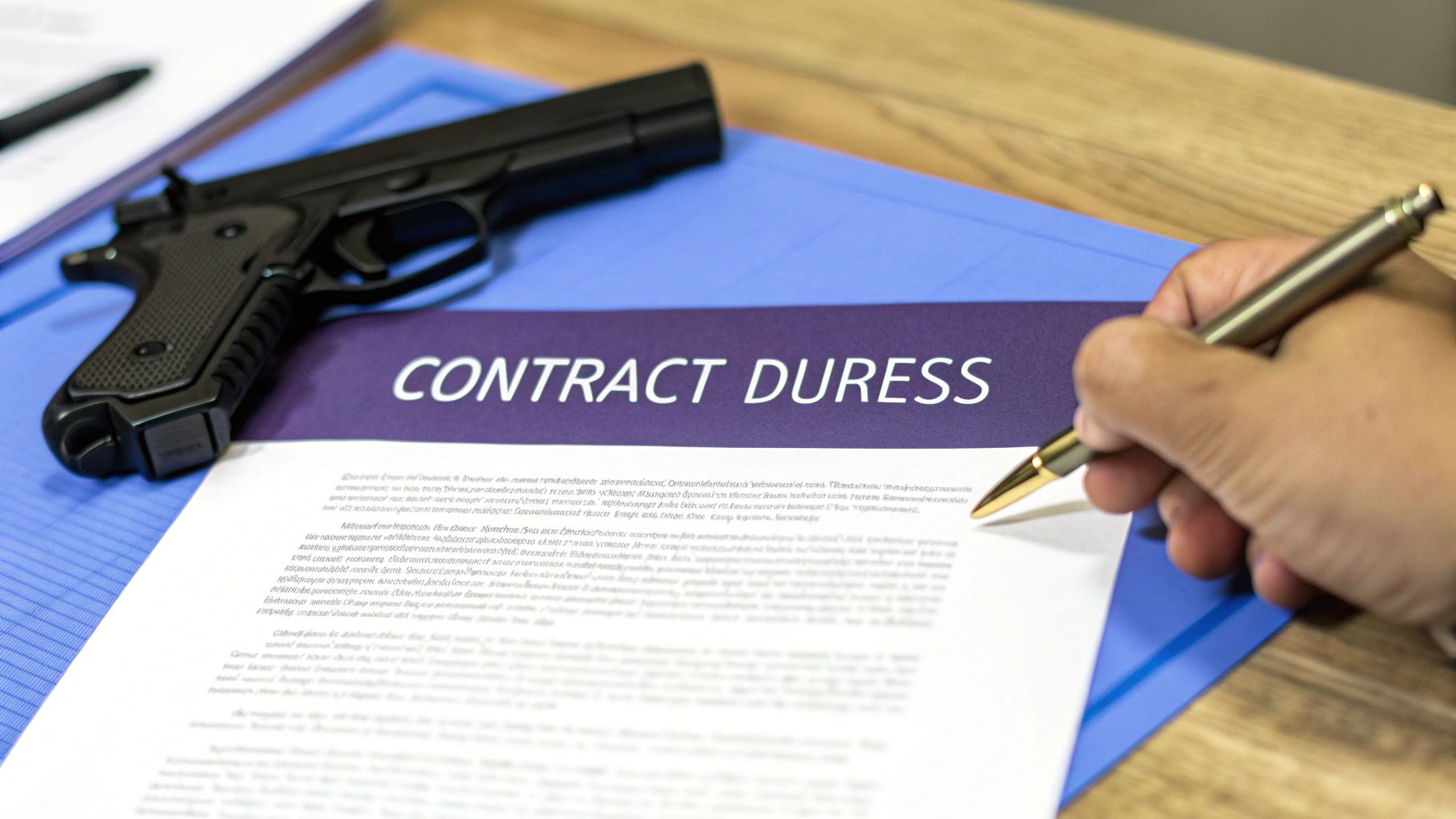 Duress in Contract Law Explained