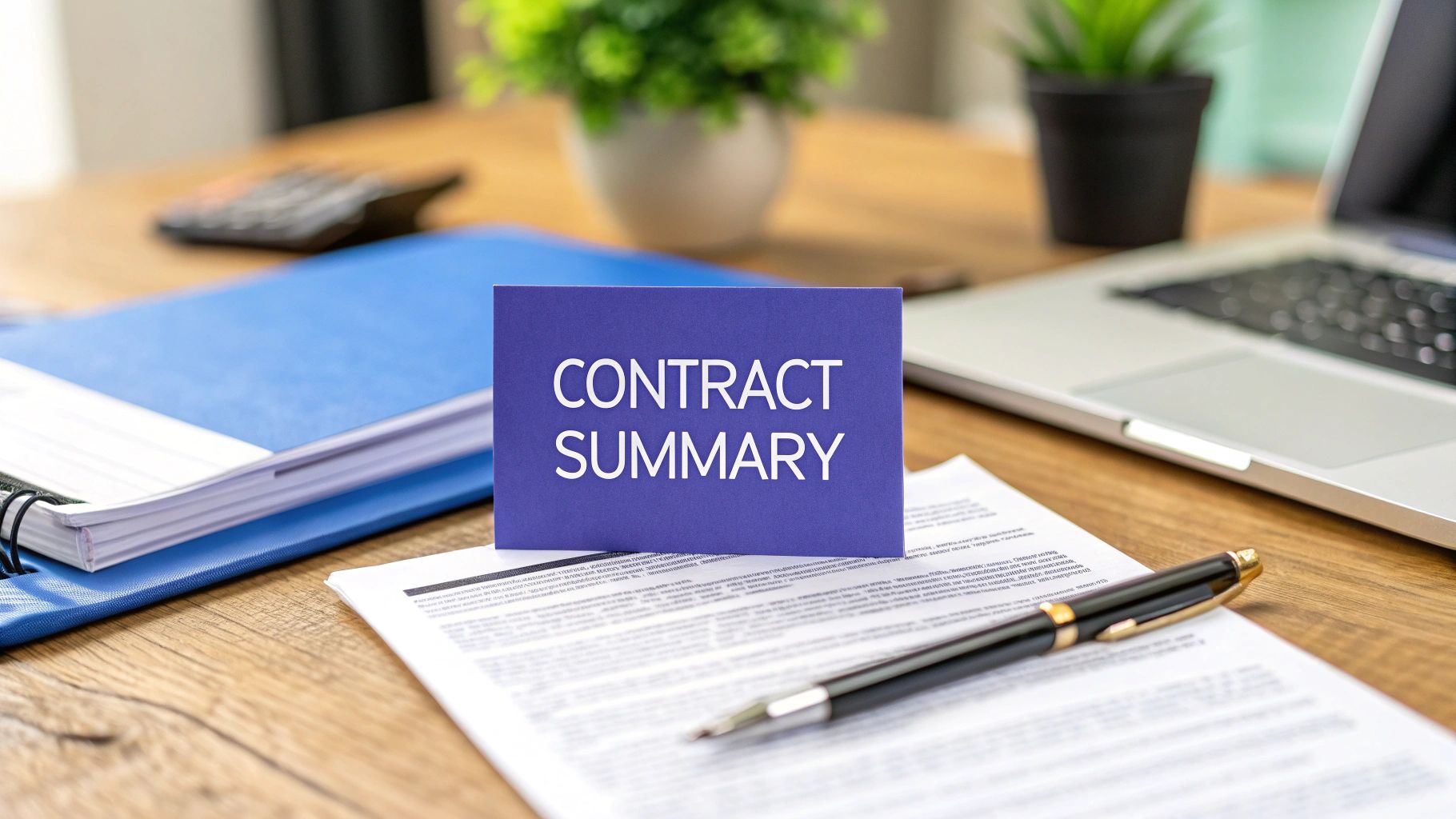 Contract Summary Template: Simplify Agreements Today