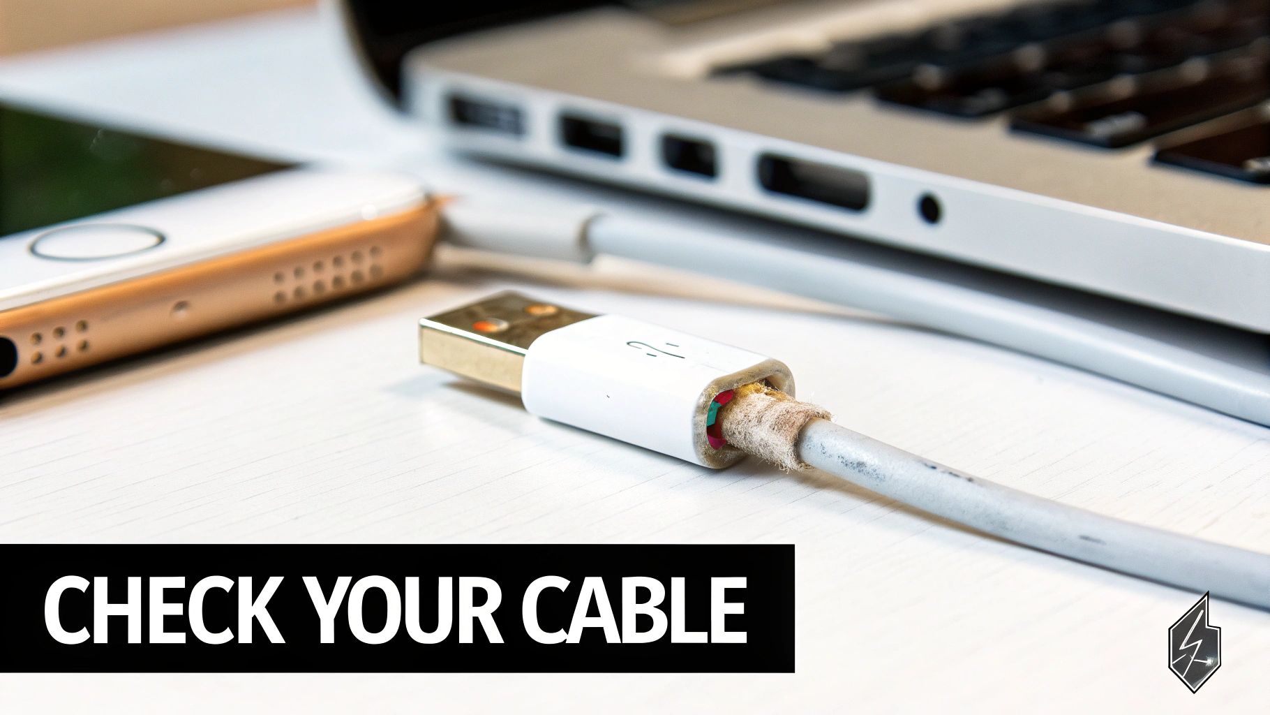 Dirty charging port example