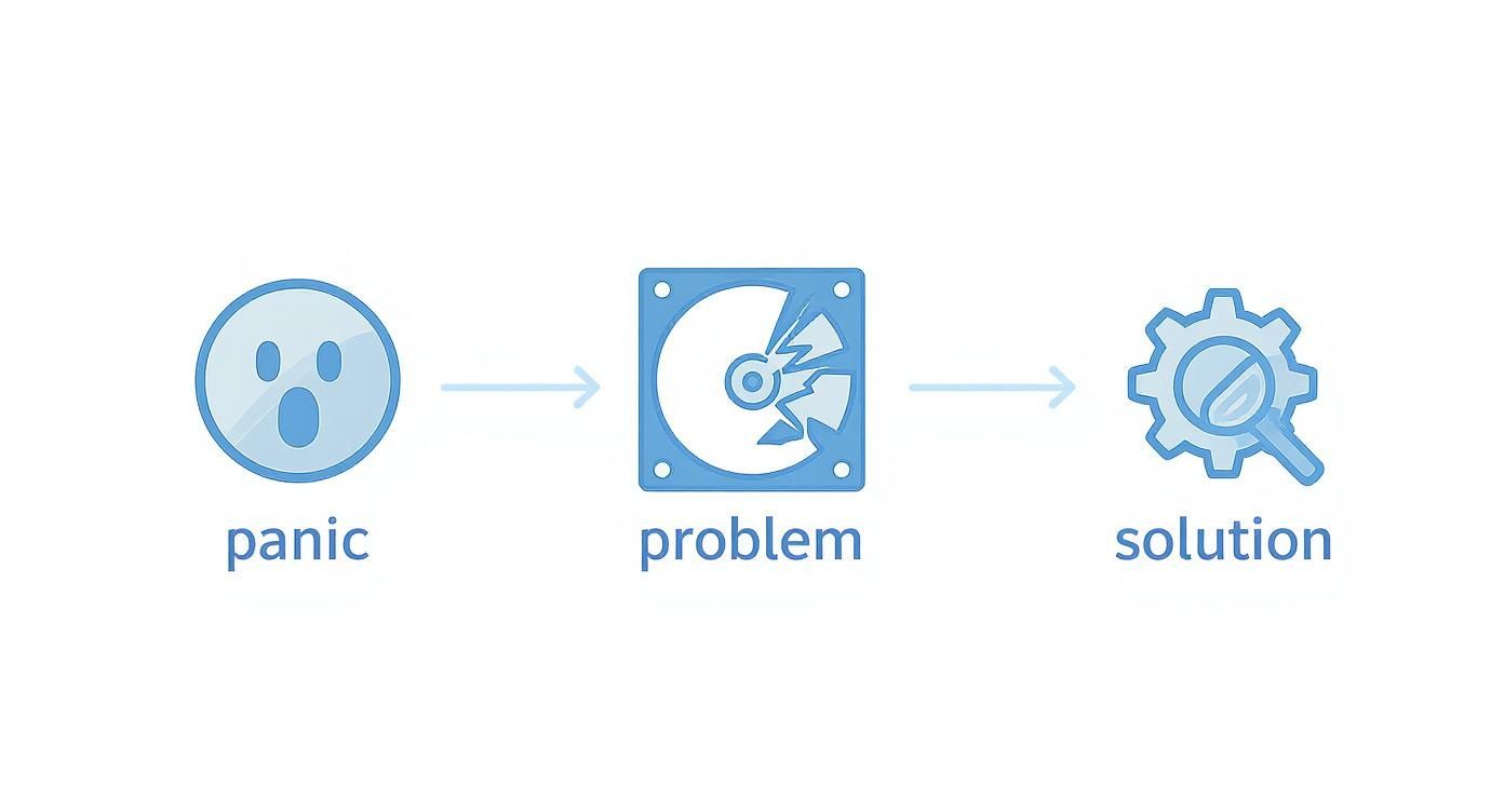 Infographic about data recovery services near me