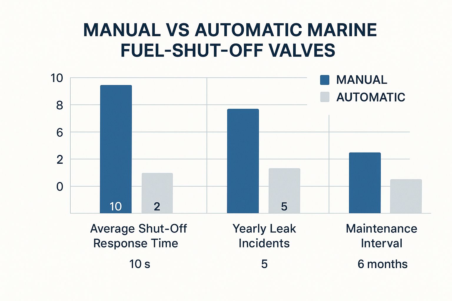 Infographic about marine fuel shut off valve