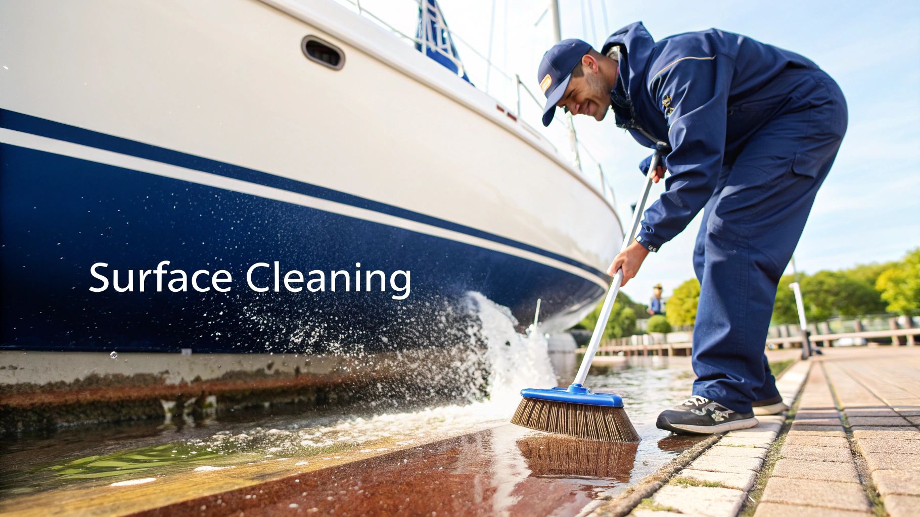 Different types of boat bottom paint