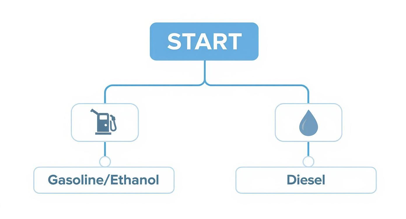 Infographic about fuel transfer pump hose