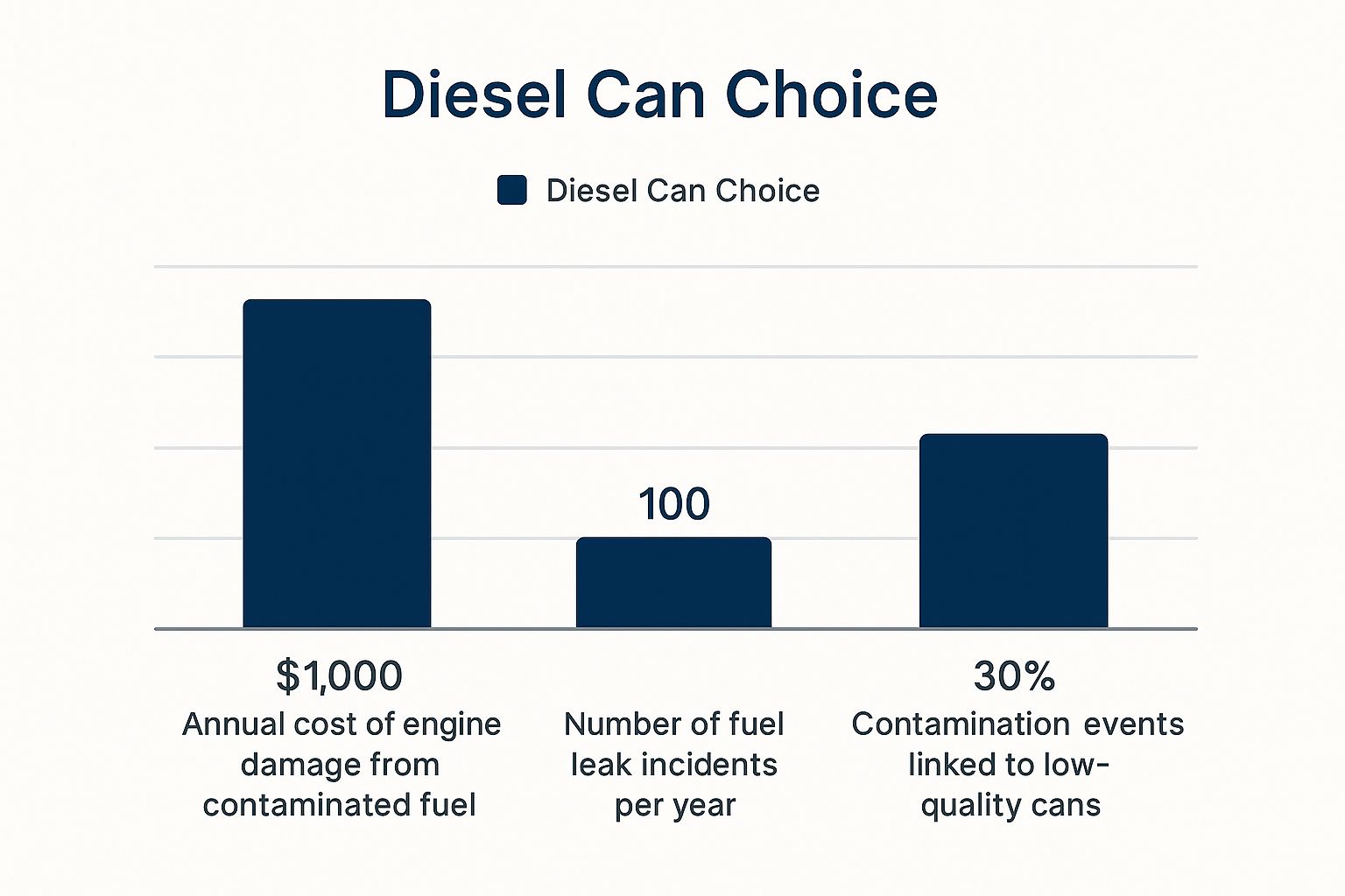 Infographic about 10 gallon diesel can