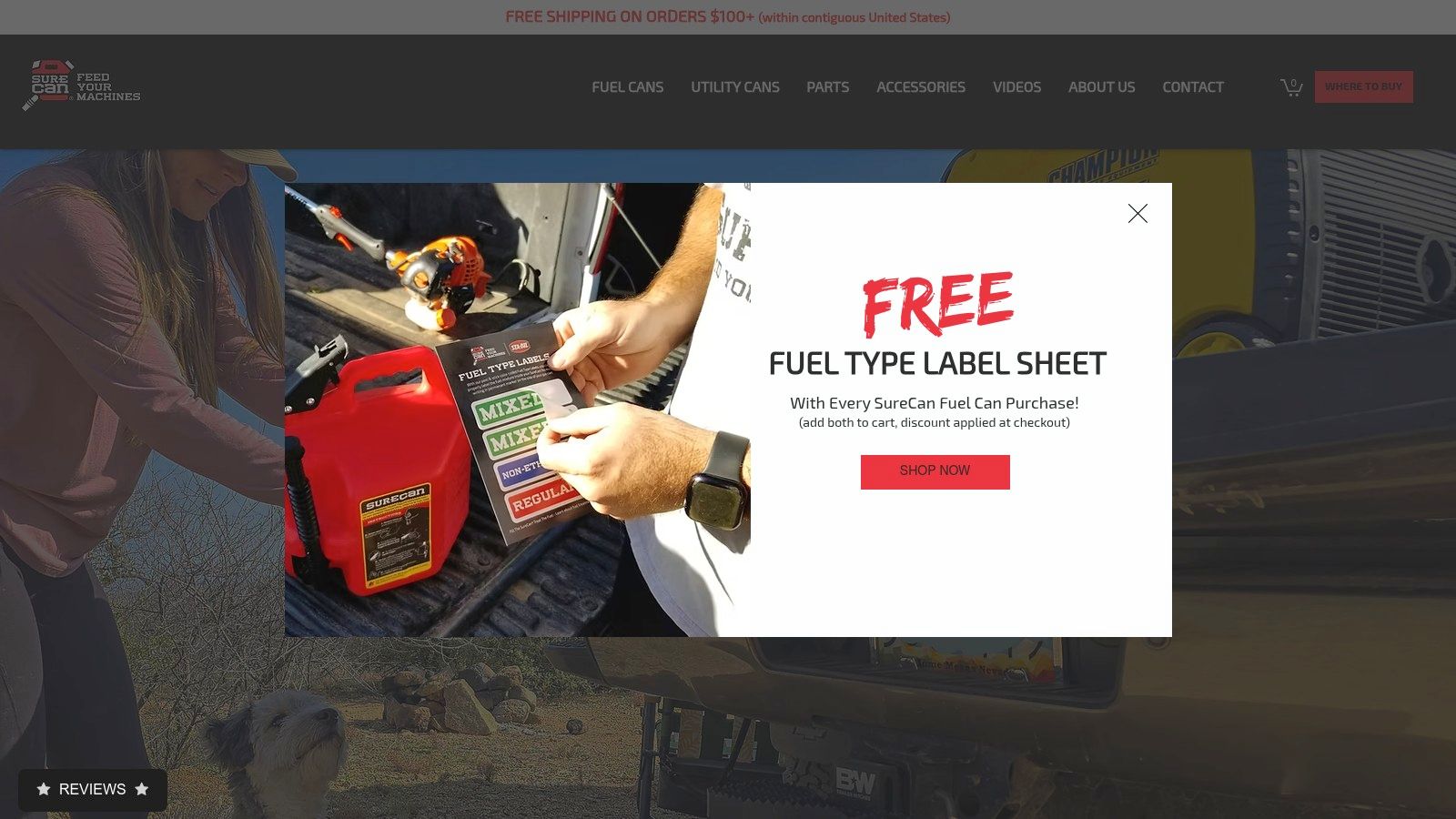 SureCan Gas Can