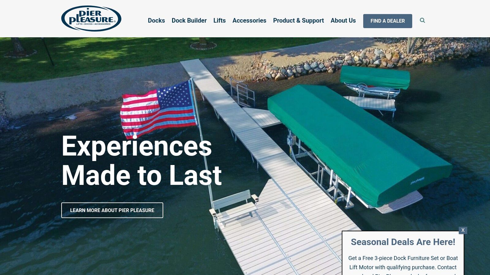 Pier Pleasure Lift Cover System