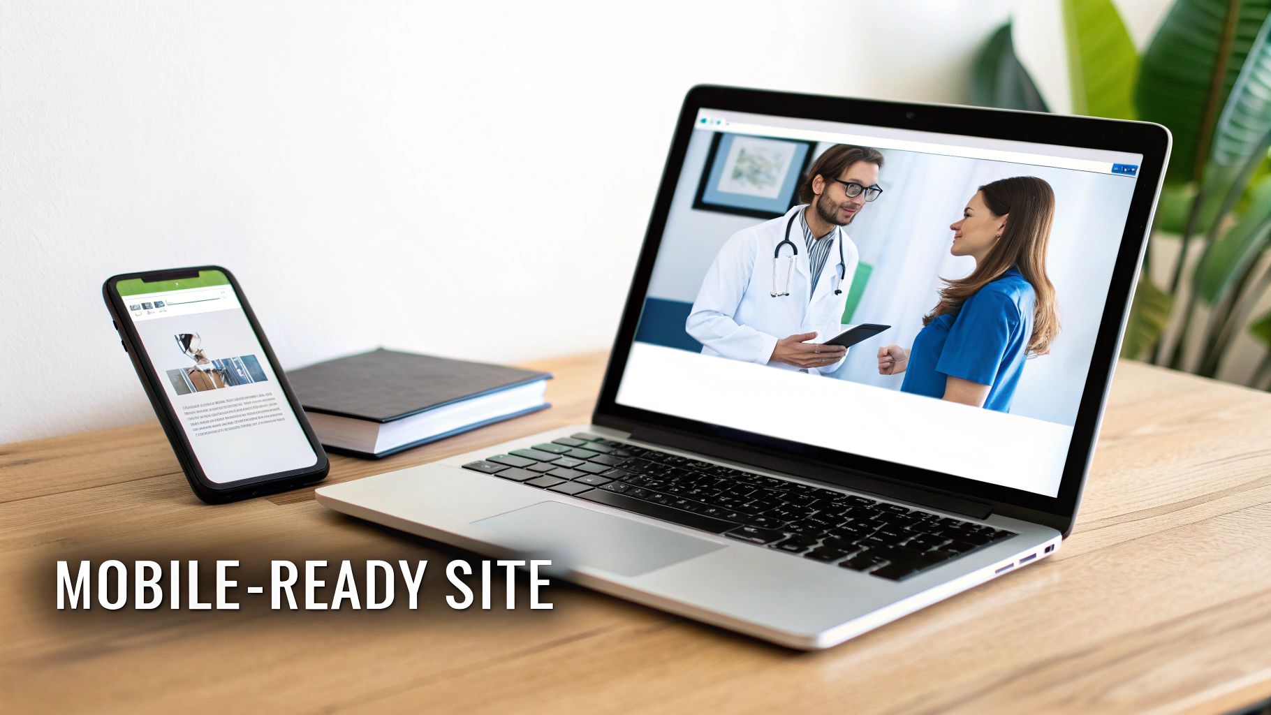 A screenshot of Google's Mobile-Friendly Test tool, showing a clean, positive result indicating a website is easy to use on a mobile device.