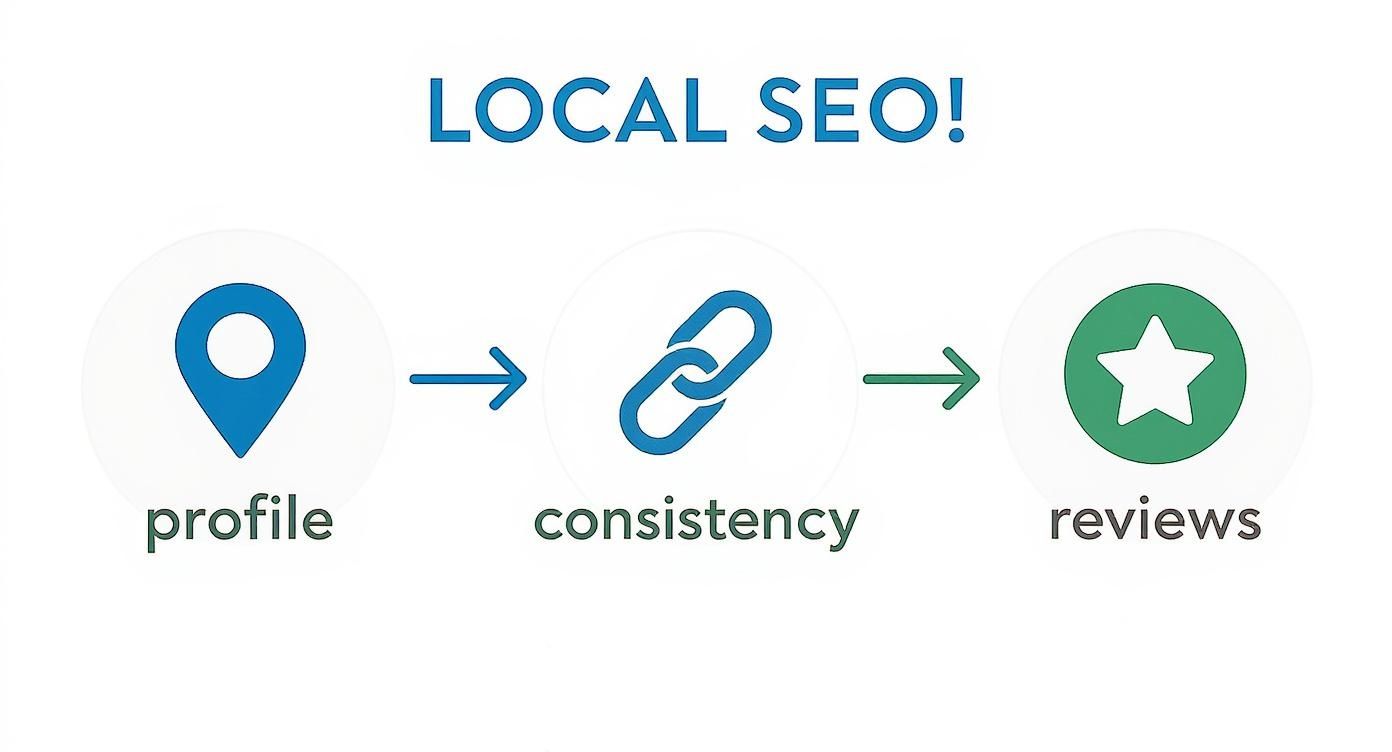 Infographic about seo for doctors