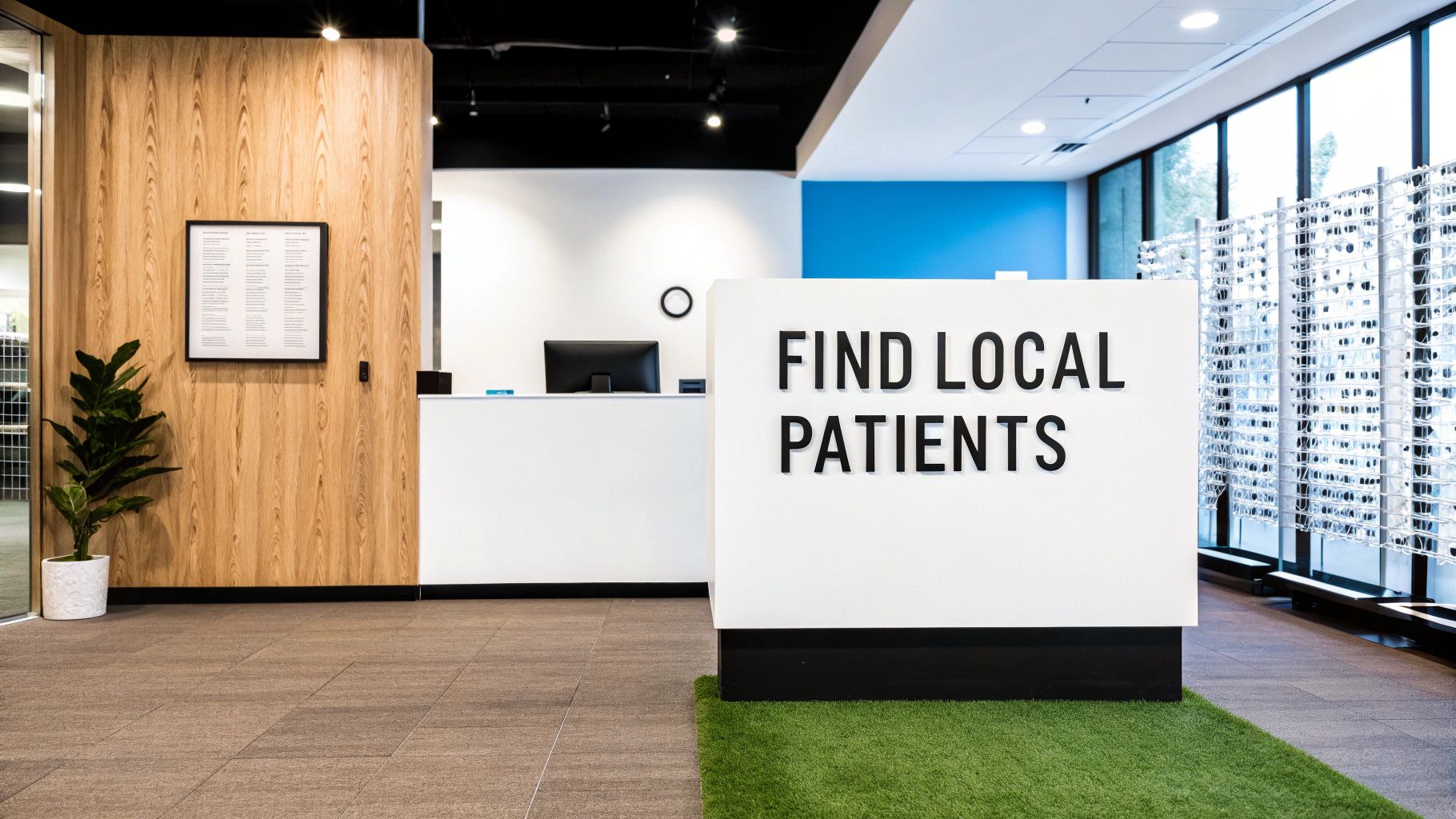 An eye doctor examining a patient's eyes with specialized equipment