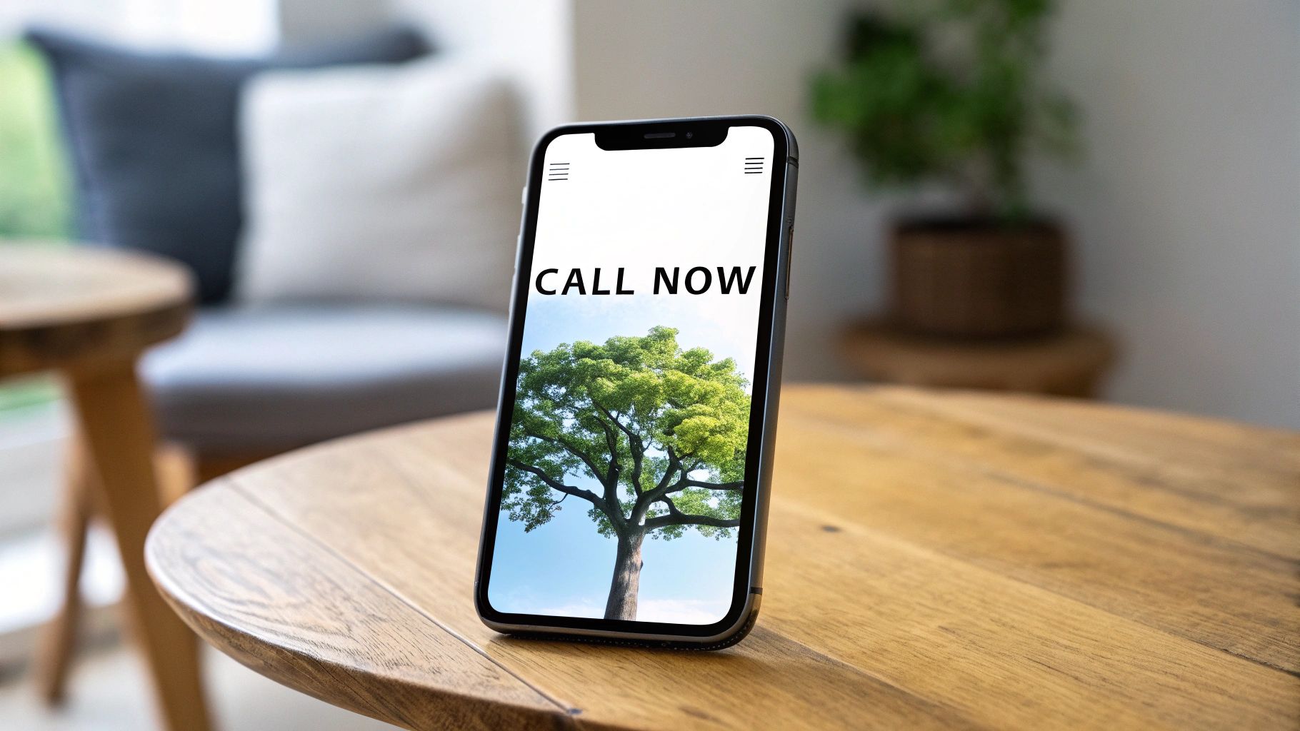 A professional arborist team working together on a tree service project.