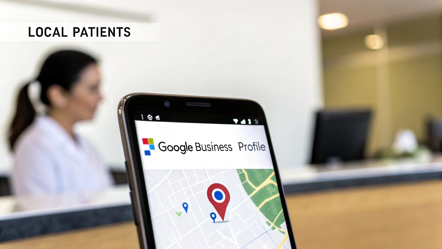 A psychiatrist writing on a laptop, creating content that builds trust with potential patients.