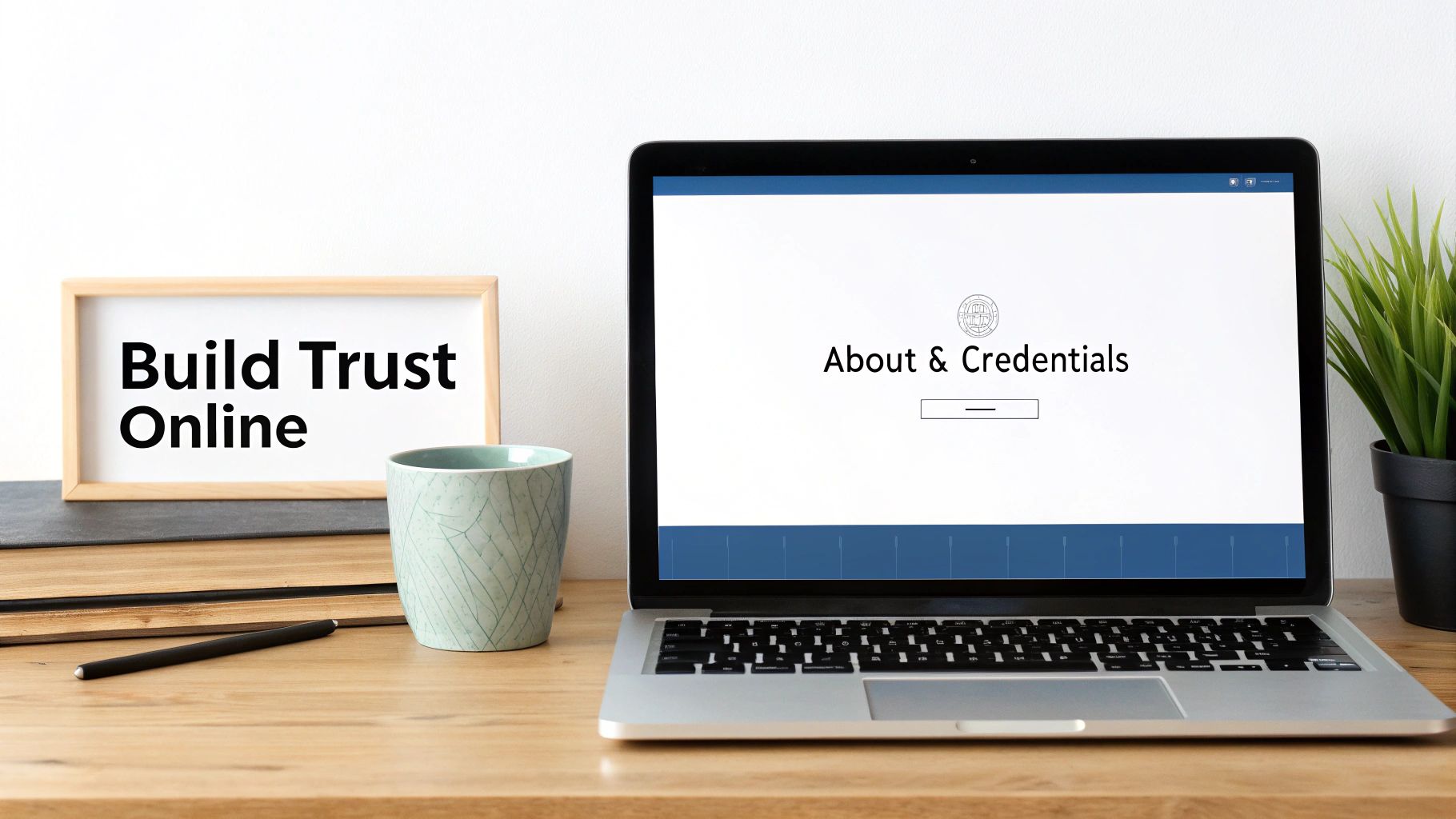 A professional but welcoming psychiatrist's office.