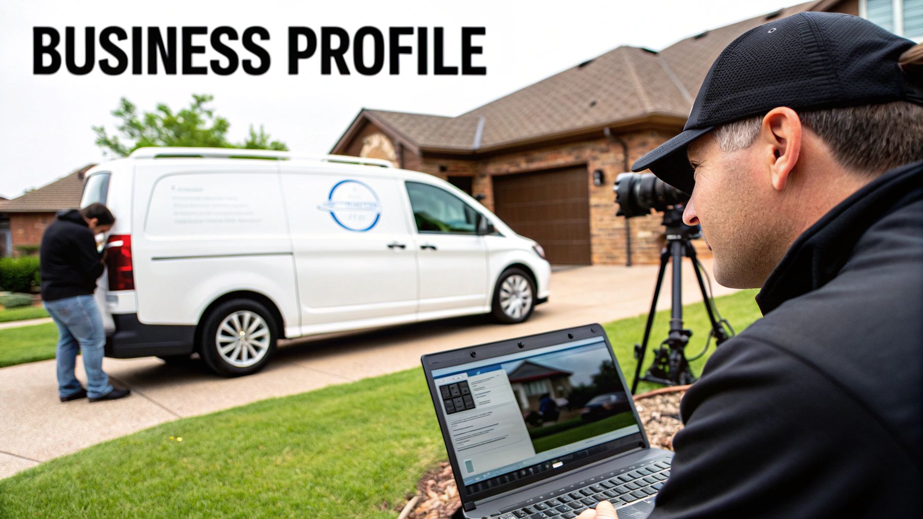 Technician showing a happy customer a fixed appliance, building trust