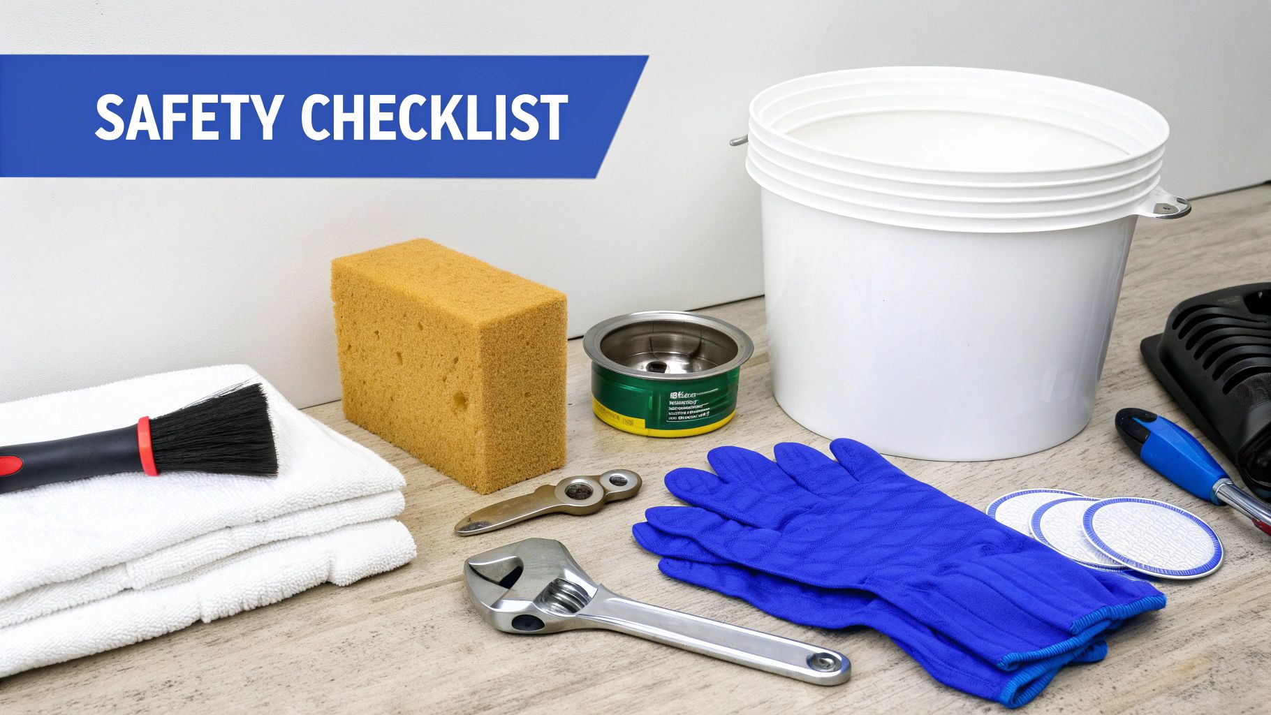 water cooler filter replacement tools checklist