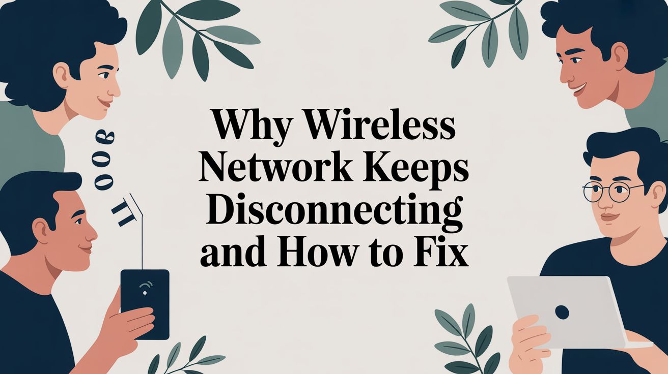Why wireless network keeps disconnecting and how to fix