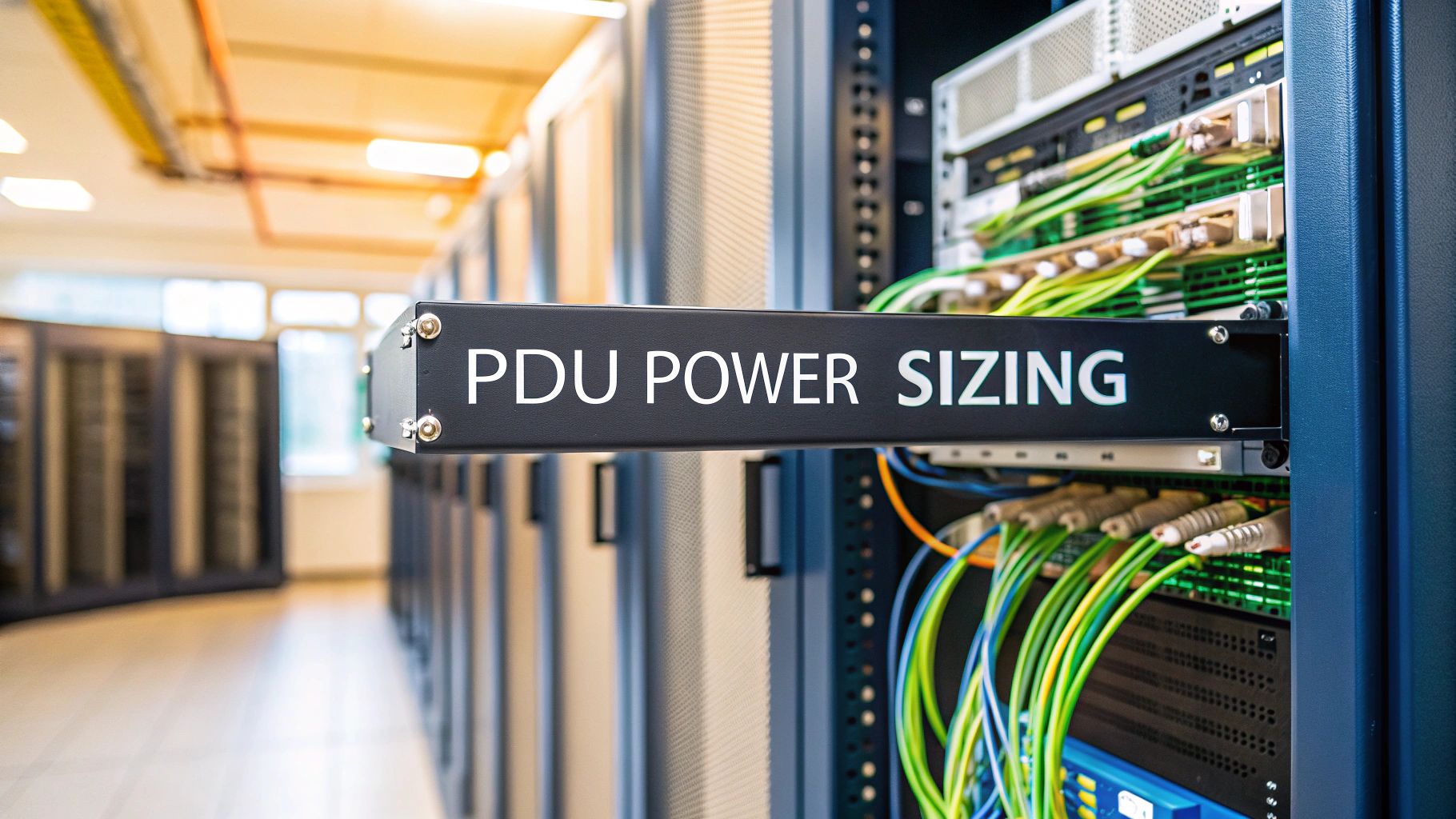 Your Essential Guide to Server Cabinet PDU Power Sizing