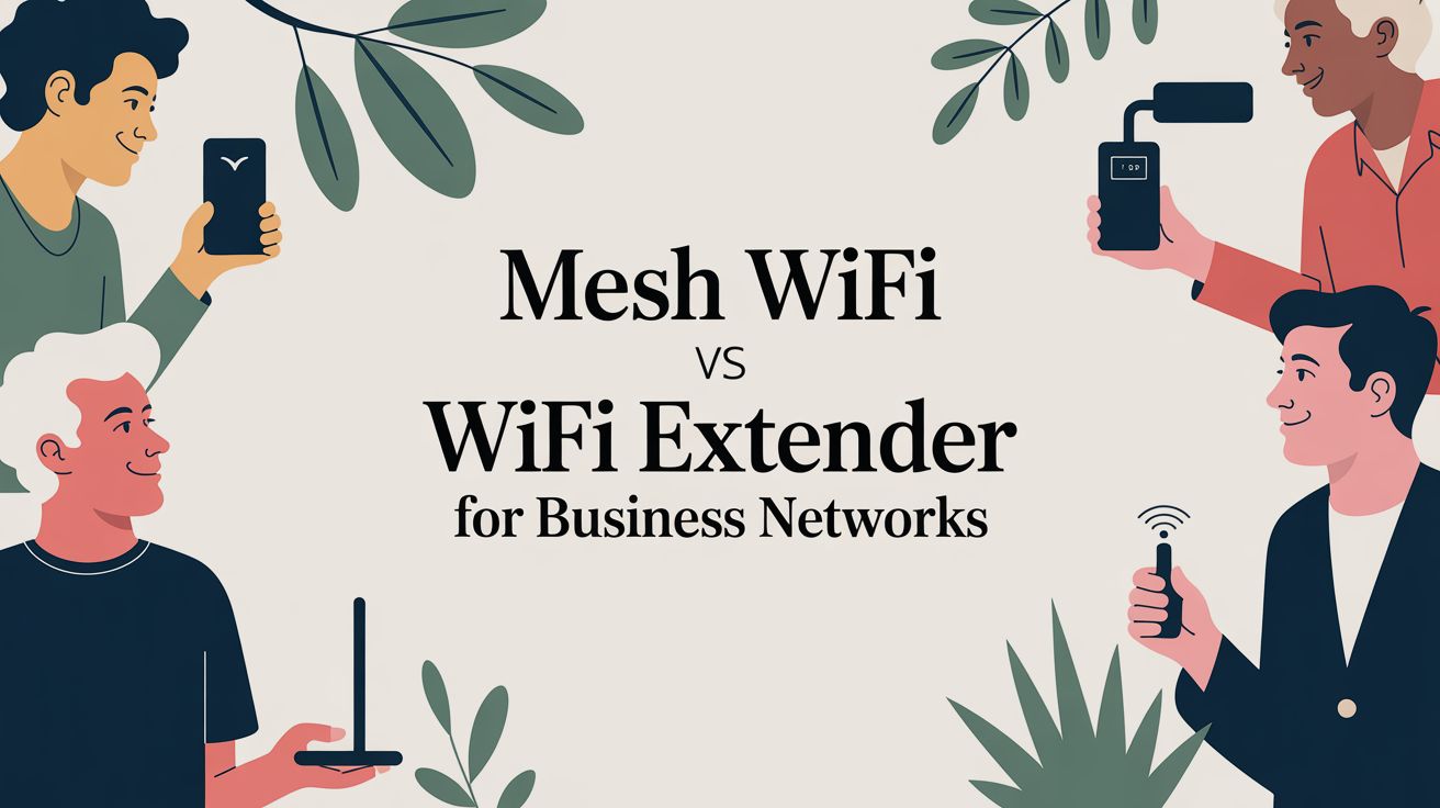Mesh WiFi vs WiFi Extender for Business Networks
