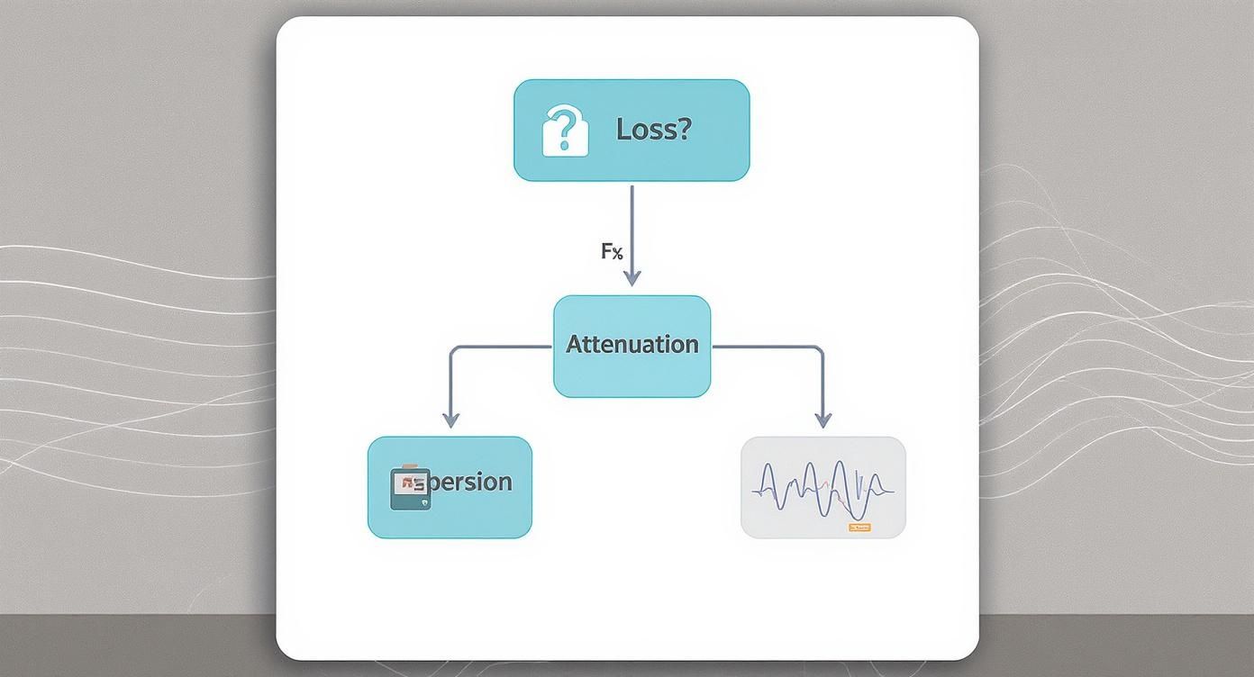 Infographic about fibre optic cable