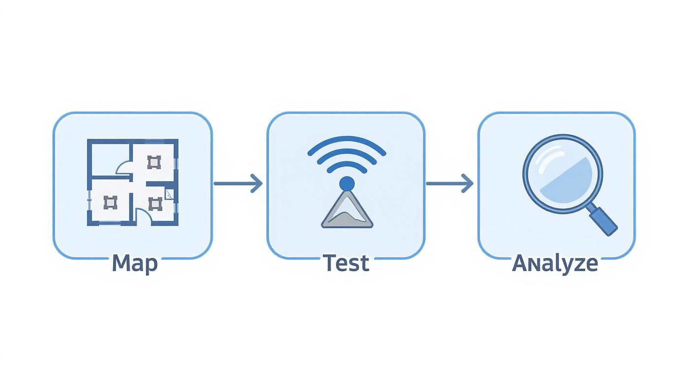Infographic about how to improve wifi coverage