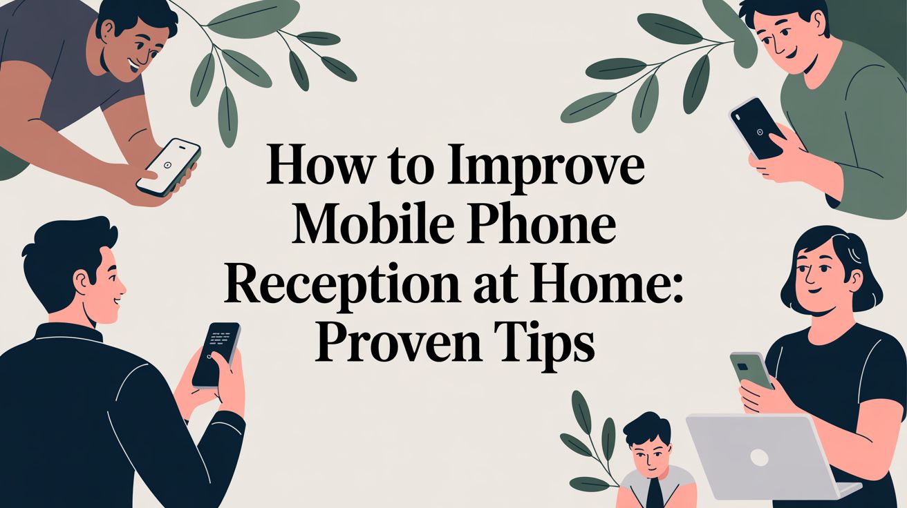 how to improve mobile phone reception at home: proven tips