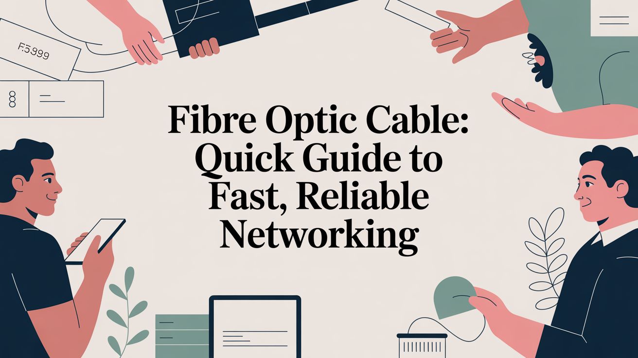 fibre optic cable: Quick Guide to Fast, Reliable Networking