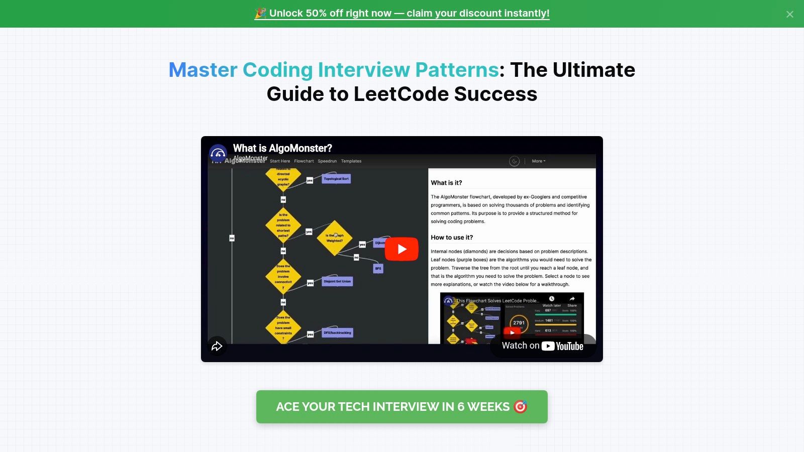 AlgoMonster's pattern-based curriculum flow