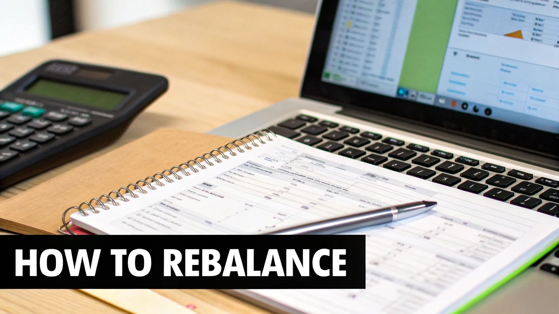 A person reviewing financial charts and data on a tablet.