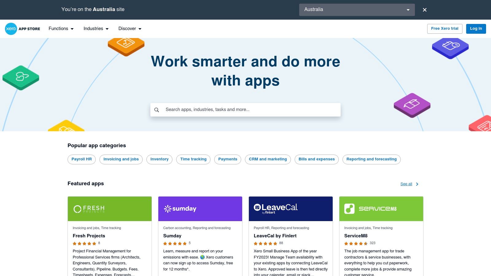 Xero App Store (Australia)