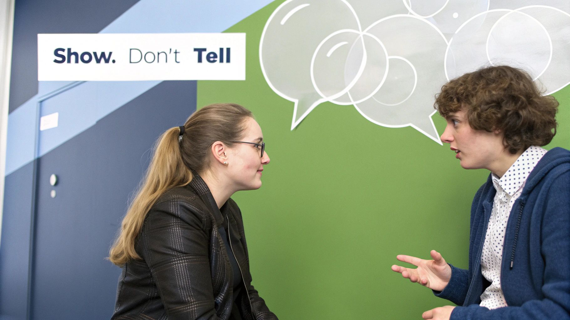 Show Don't Tell Through Dialogue