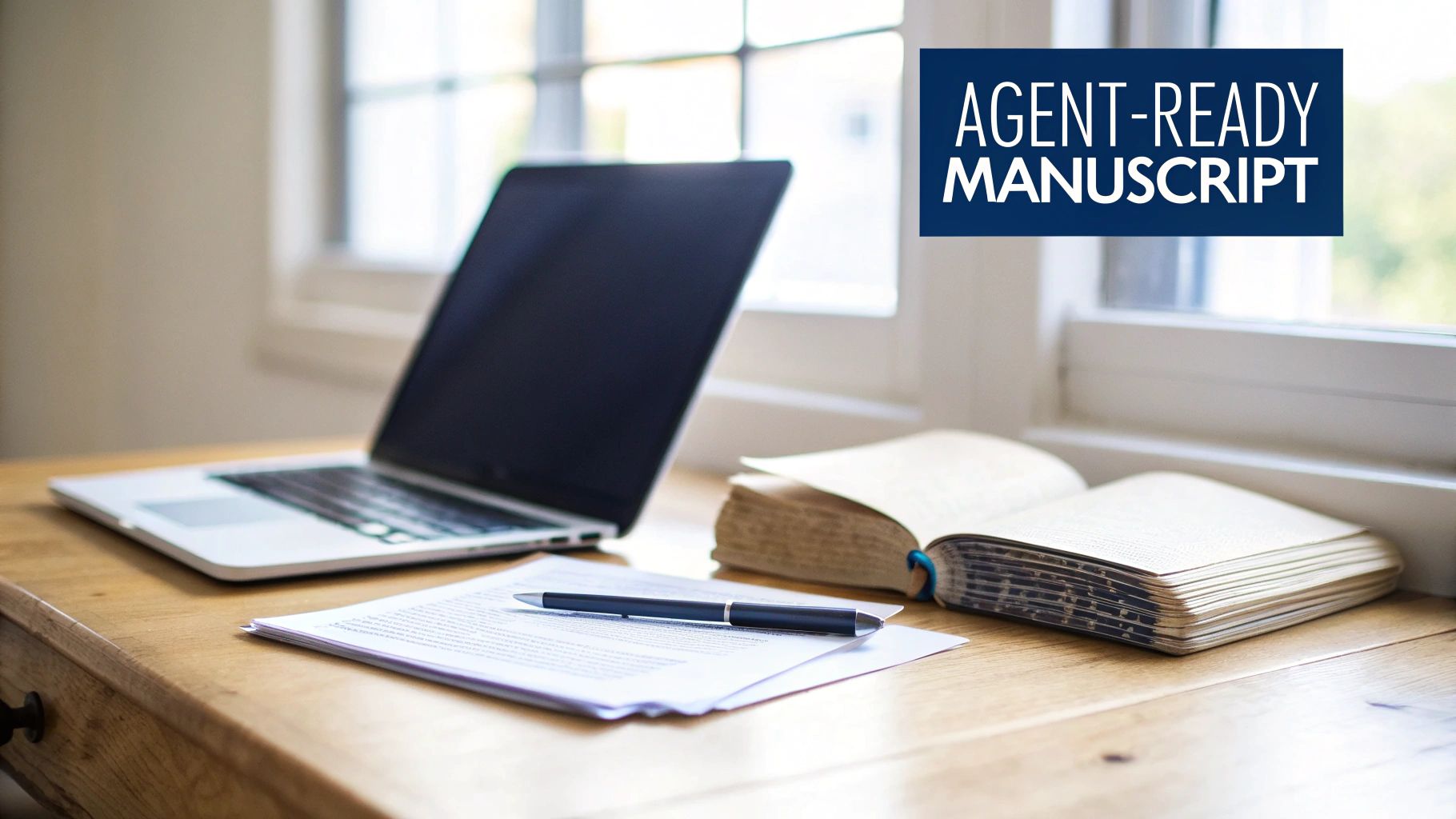 A person editing a manuscript on a laptop with a cup of coffee nearby.