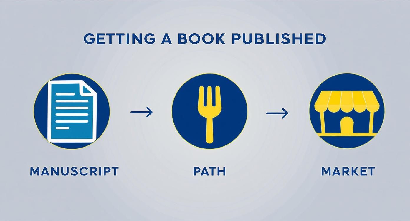 Infographic about getting your book published