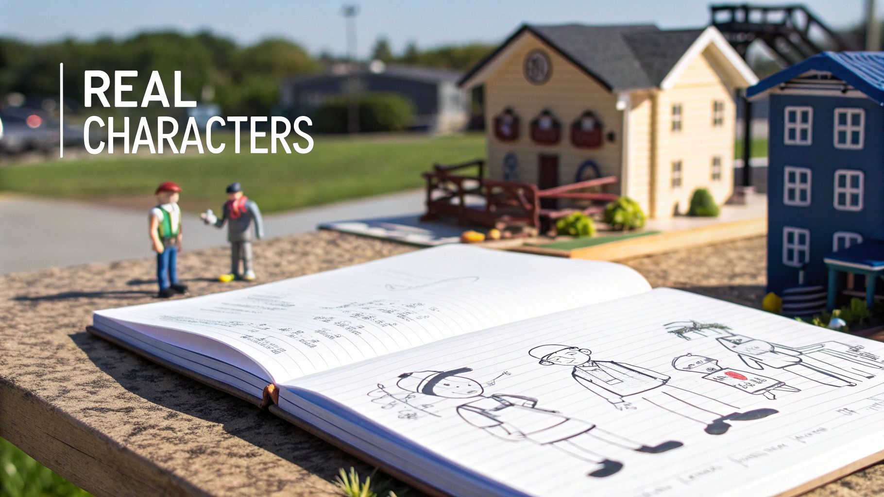 Character holding a glowing map of a fantasy world