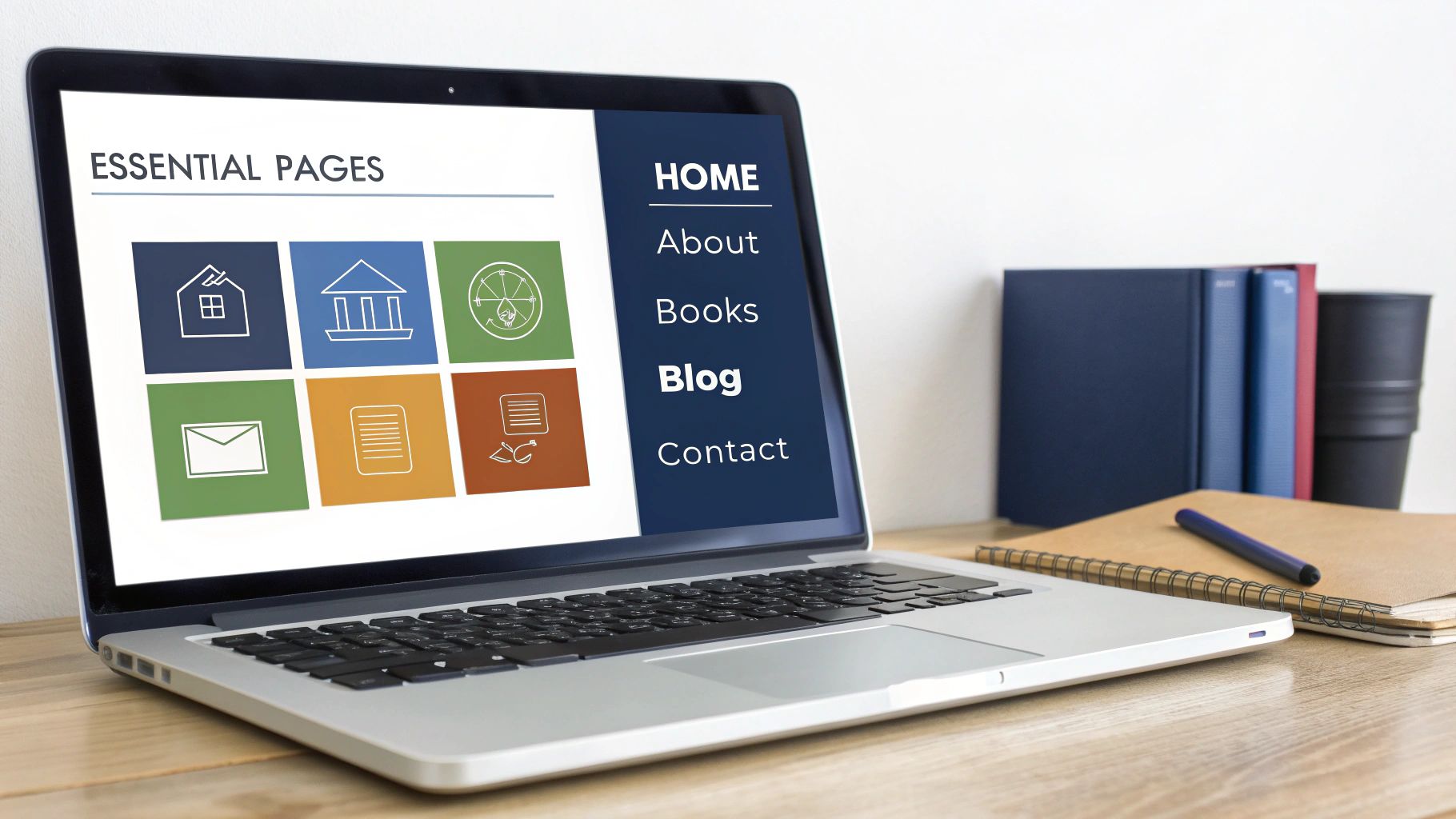 Essential Author Website Pages