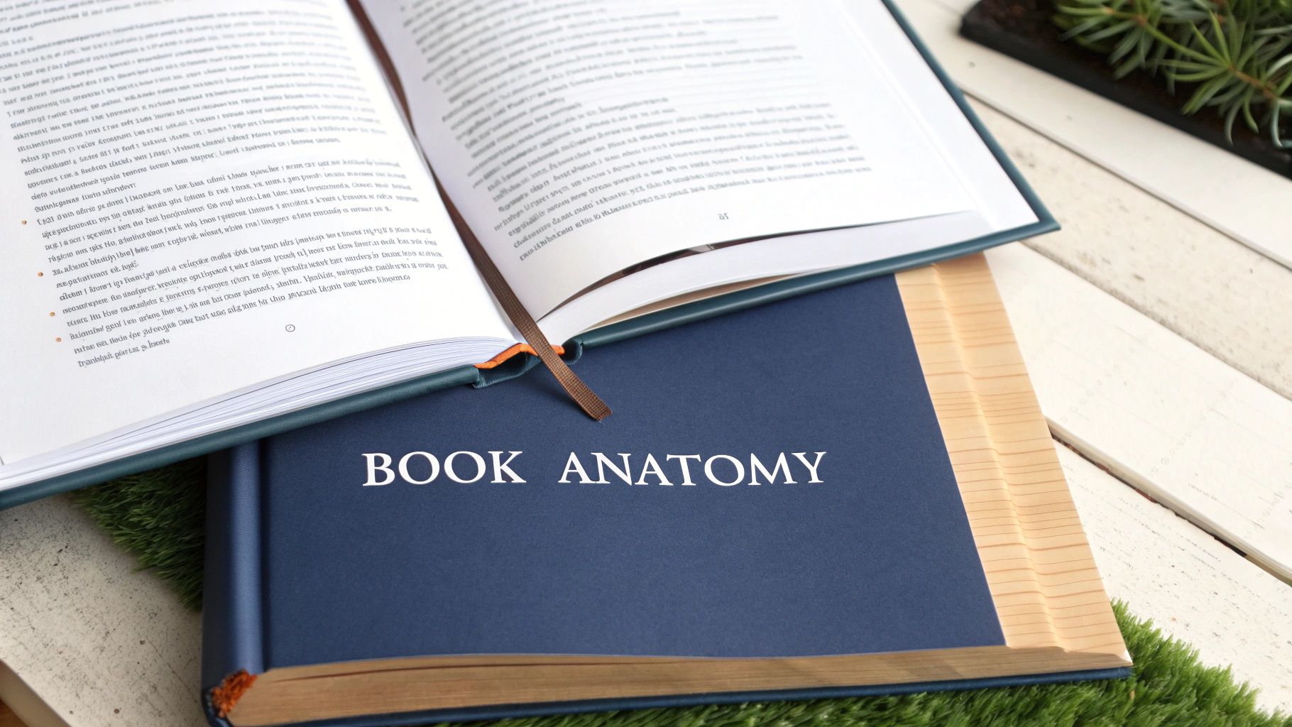 A professional book's title and copyright page layout design