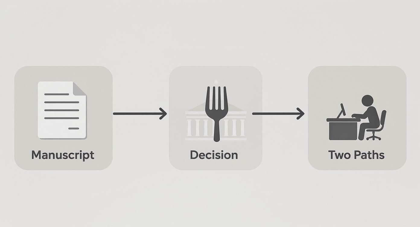 Infographic about how to publish a novel