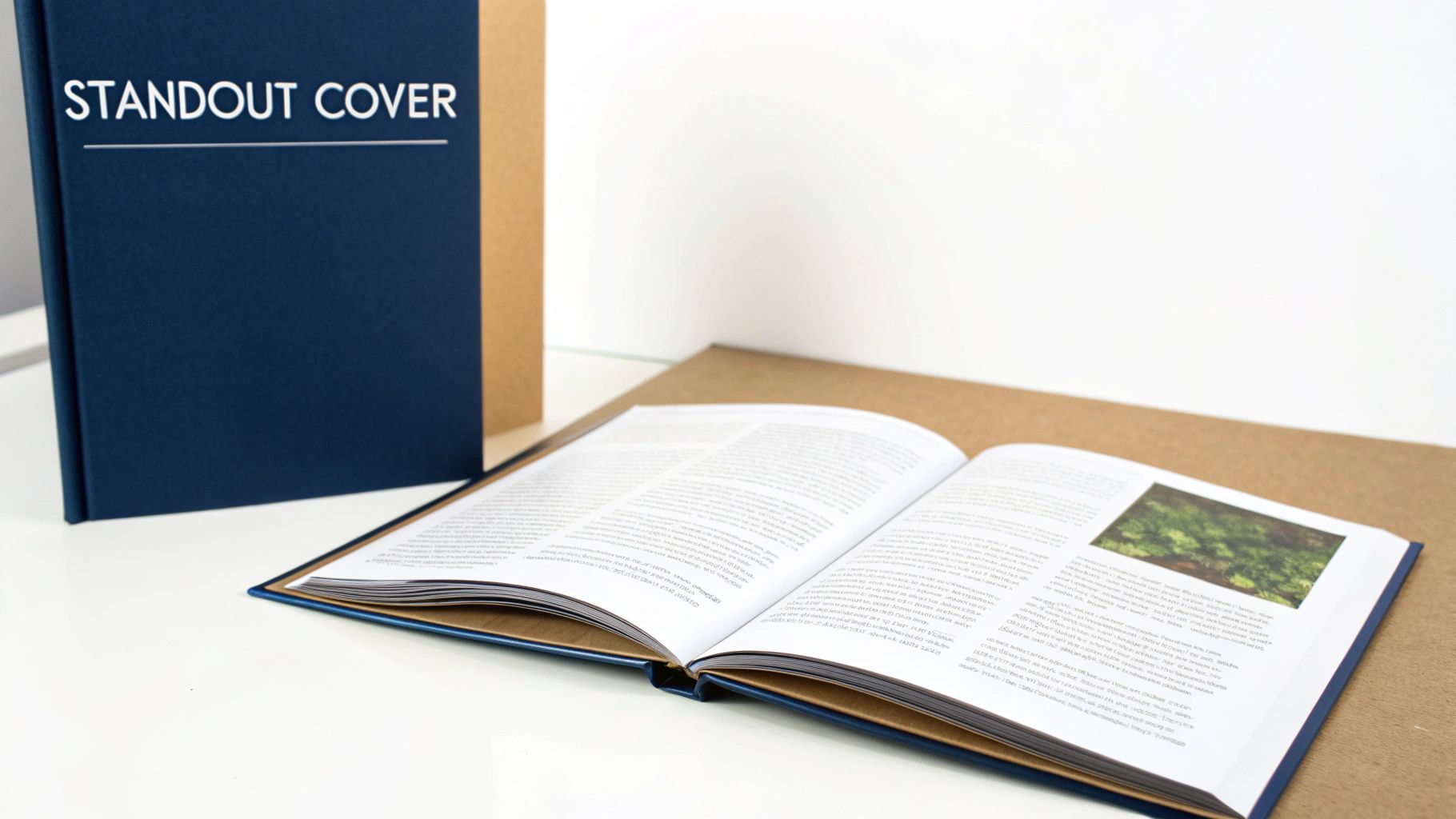 A person sitting at a desk with a laptop, calculator, and a stack of books, symbolizing the business side of publishing.