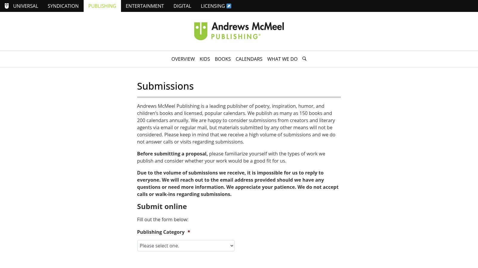 Andrews McMeel Publishing – Poetry, Inspiration, Humor, Children’s, Calendars